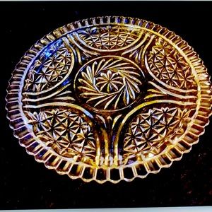 Vintage Sparkling Crystal 12’ Diameter Platter